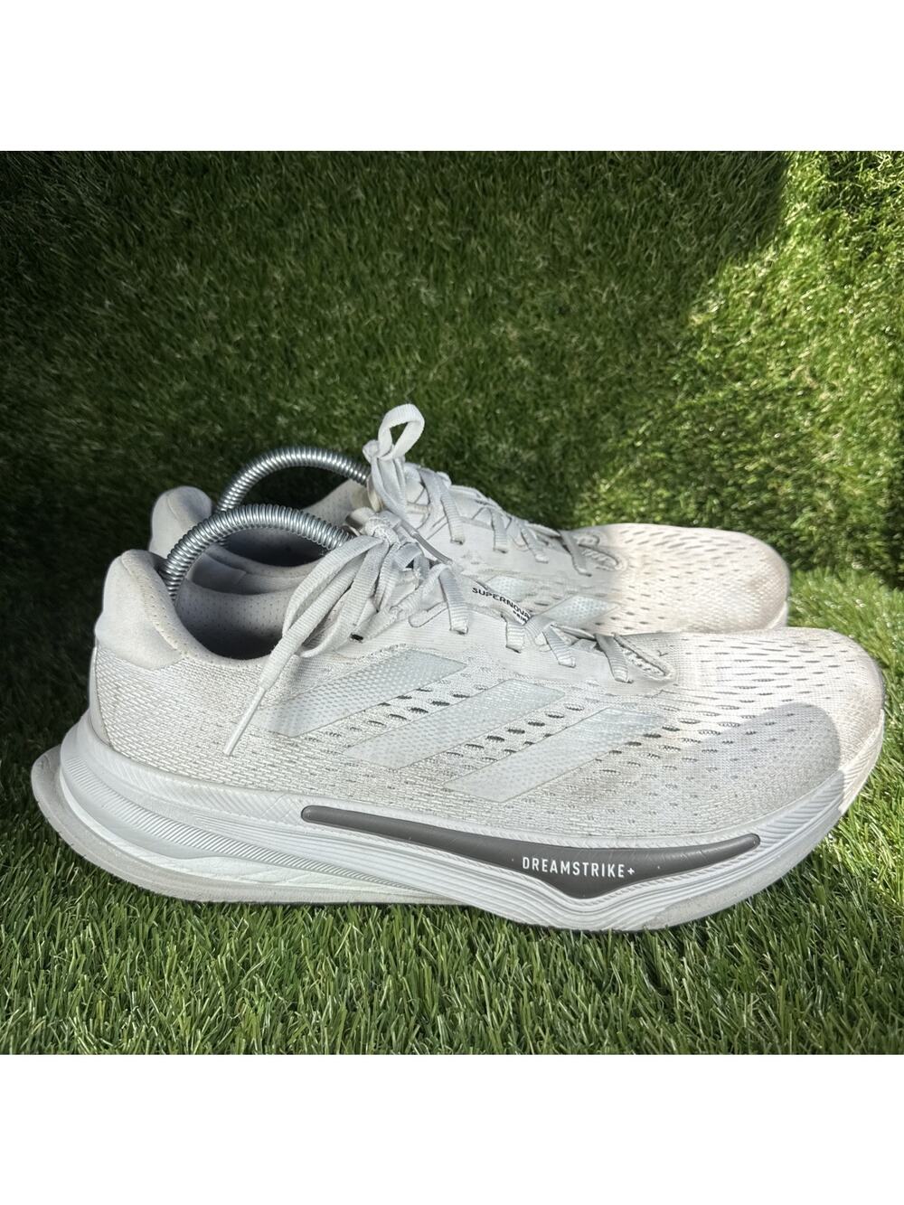 Adidas Supernova Prima Men’s Road Running Shoes Size 11 Gray/Silver Metallic